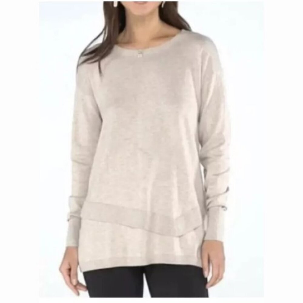 CABI women's size XS Recess soft layered casual stretch pullover sweater